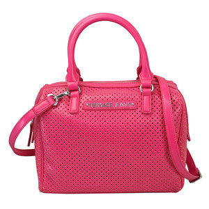 Versace Handbag Pink Bag Jeans